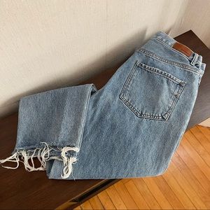 Express super high rise mom jean